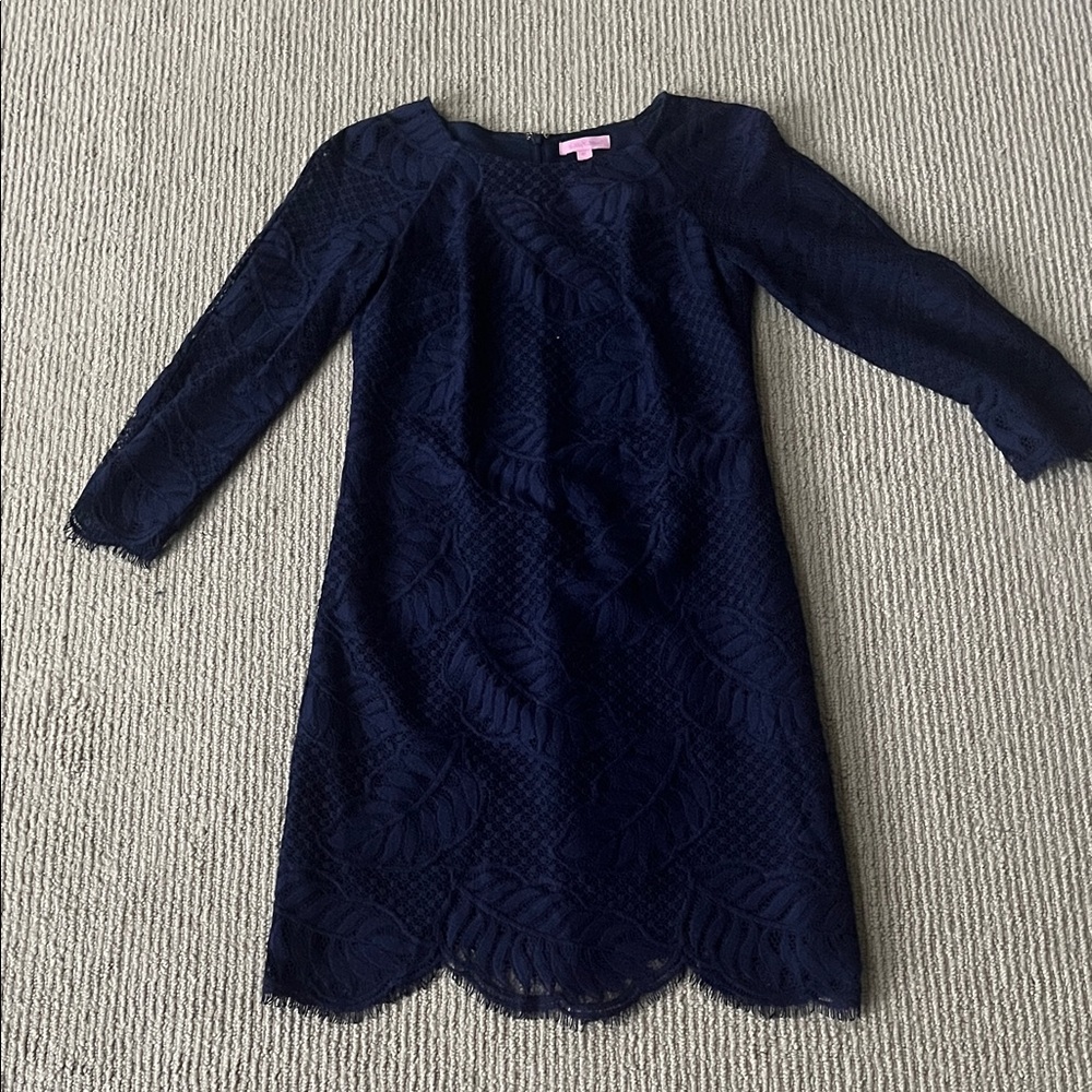 Lilly Pulitzer Navy Lace Dress